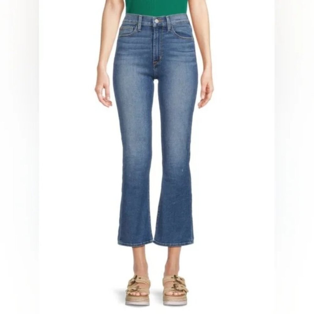 Hudson FARRAH ultra high rise bootcut crop jeans nyree Size 31